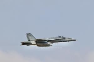 CF-18 at 4Wing Cold Lake in Flight - Photographic Print - Matted