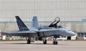 F-18 2022 Demo Jet on Tarmac - Photographic Print