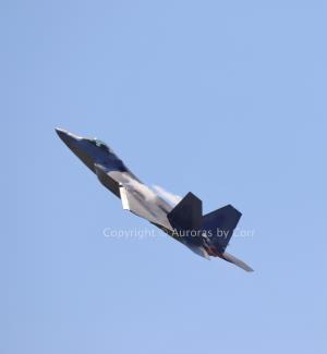 F-22 Raptor in Flight - Photographic Print