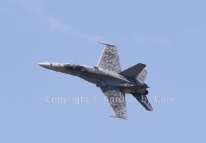 CF-18 2022 Demo Jet in Flight - Photographic Print - Matted